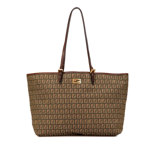 Fendi Tote Zucchino Red Tote Bag Style 33