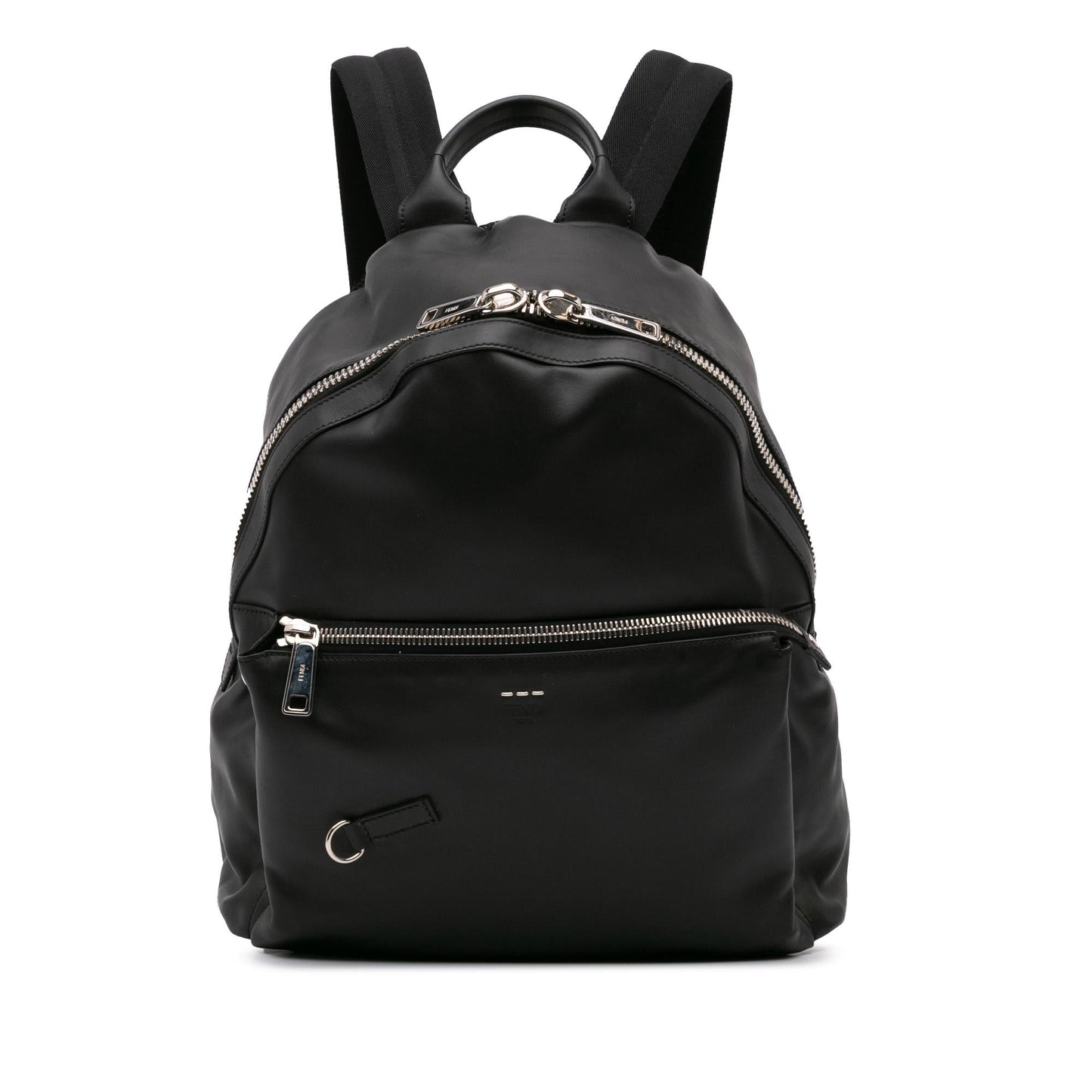 Fendi Luxury Leather Red Backpack