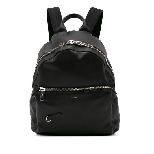 Fendi Luxury Leather Red Backpack
