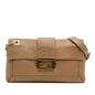 Fendi Leather Baguette Chain Flap