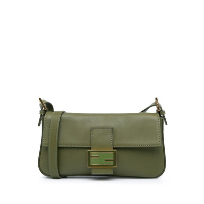 Fendi Leather Baguette Crossbody Shg-Cyzdbi