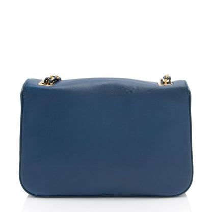 Fendi Leather Be Baguette Shoulder Bag
