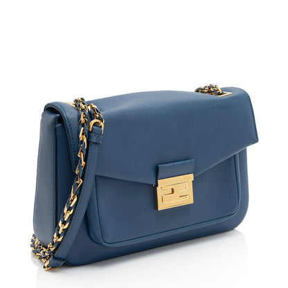 Fendi Leather Be Baguette Shoulder Bag