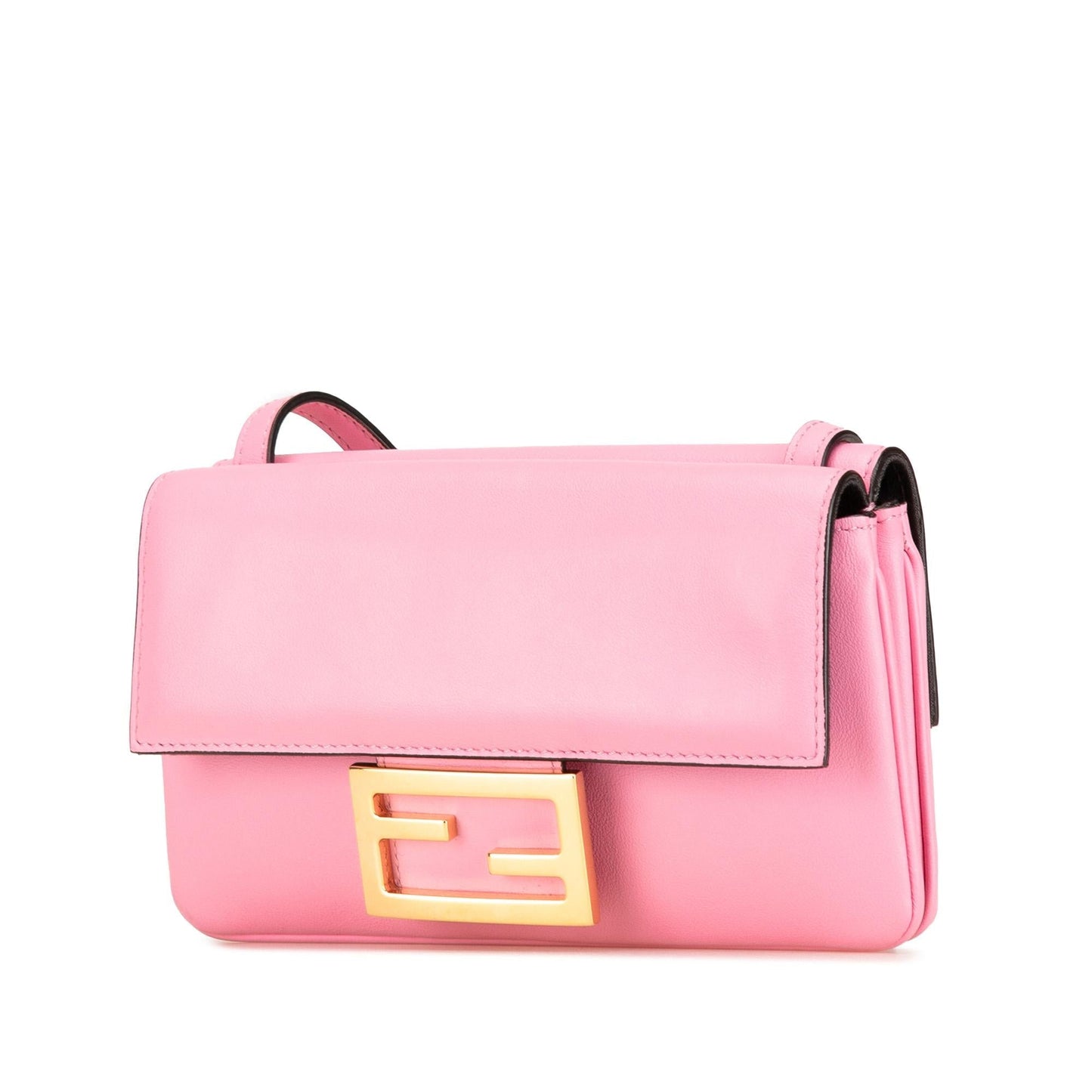 Fendi Baguette Leather Red Shoulder Bag Style 7