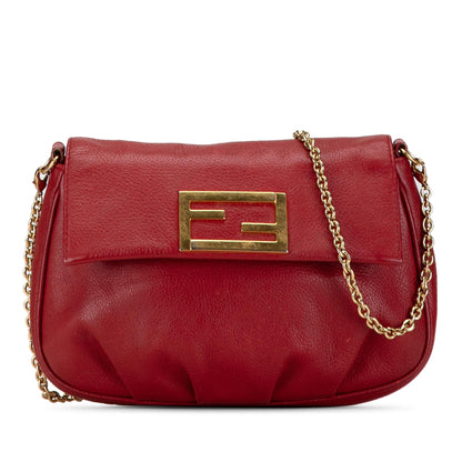 Fendi Leather Fendista Pochette Crossbody Shg-Ueo4Ph