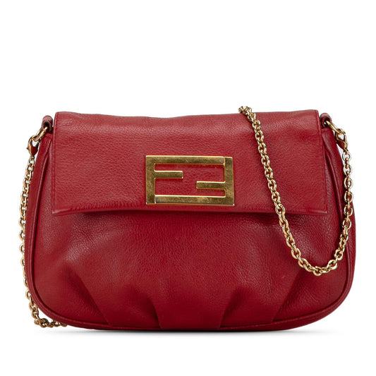 Fendi Leather Fendista Pochette Crossbody Shg-Ueo4Ph
