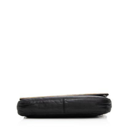 Fendi Leather Flap Pochette (SHF-20741)