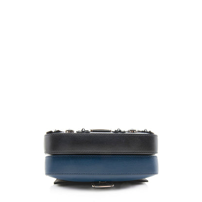 Fendi Leather Flowerland Micro Double Baguette Shoulder Bag (SHF-11505)