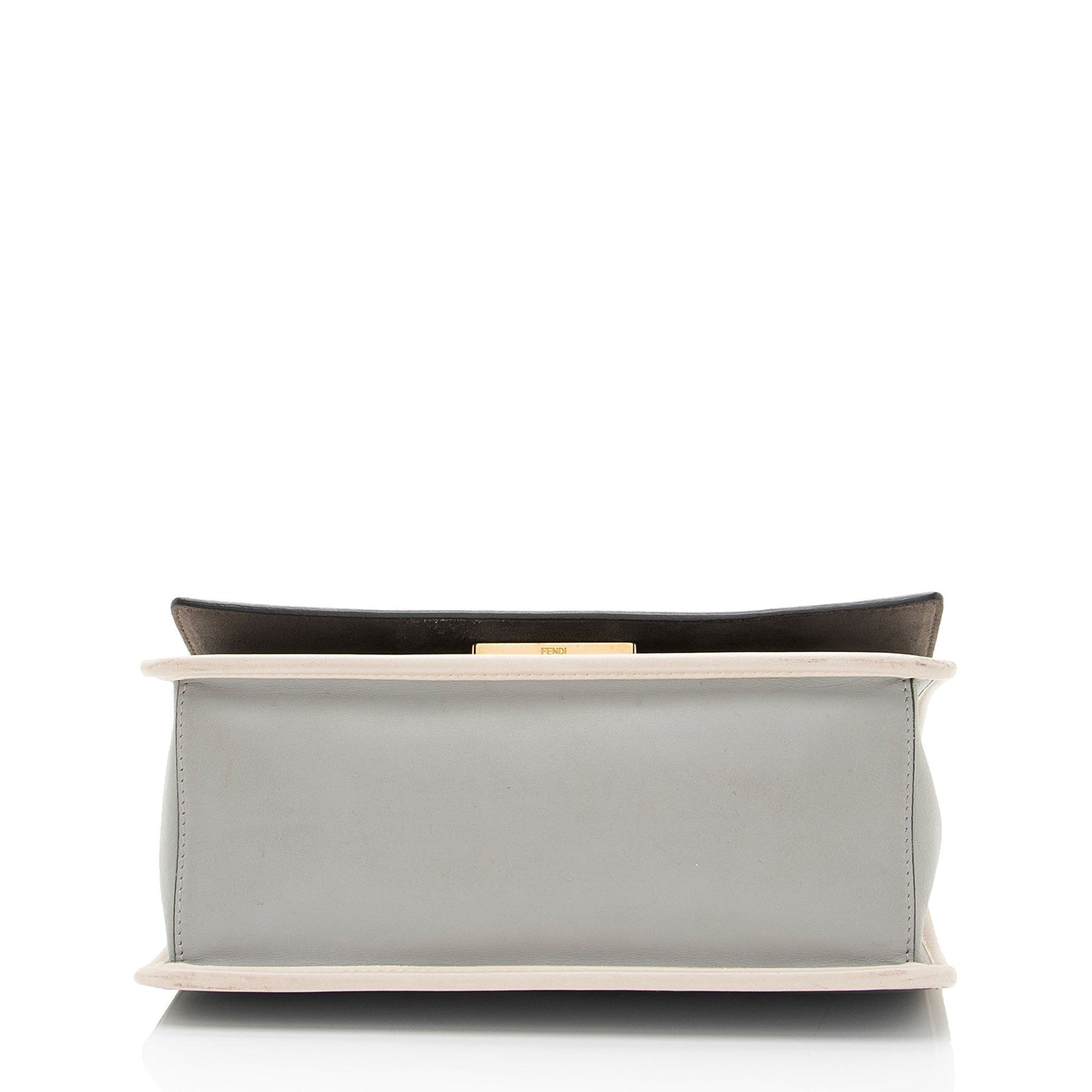 Fendi Leather Kan I F Medium Shoulder Bag