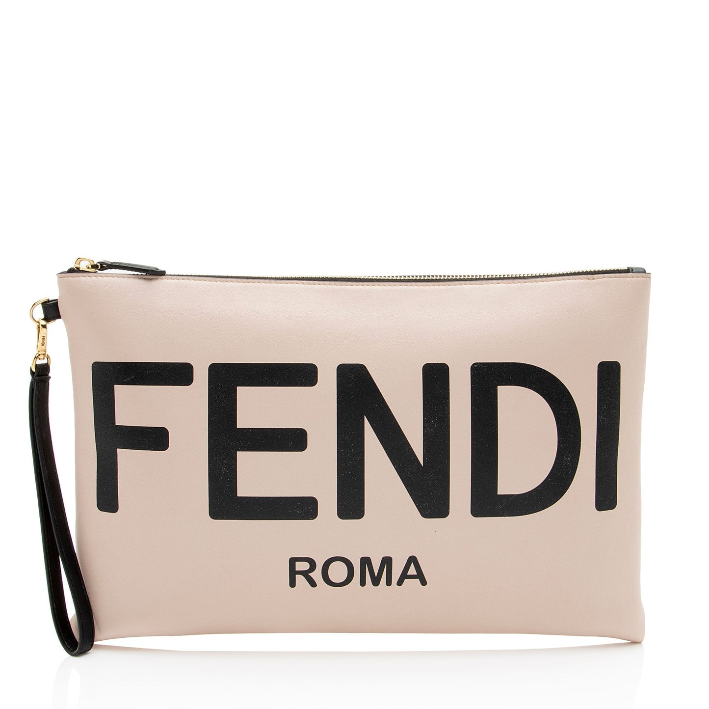Fendi First Leather Red Clutch Leather