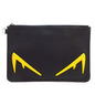 Fendi Leather Monster Eyes Clutch (SHG-ORzmvv)