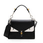 Fendi Leather Monster Eyes Kan I Medium Shoulder Bag (SHF-16010)