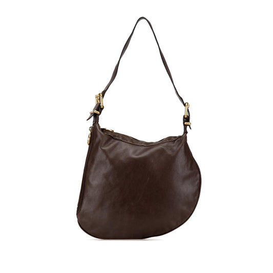 Fendi Leather Red Shoulder Bag