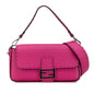 Fendi Leather Selleria Baguette Satchel