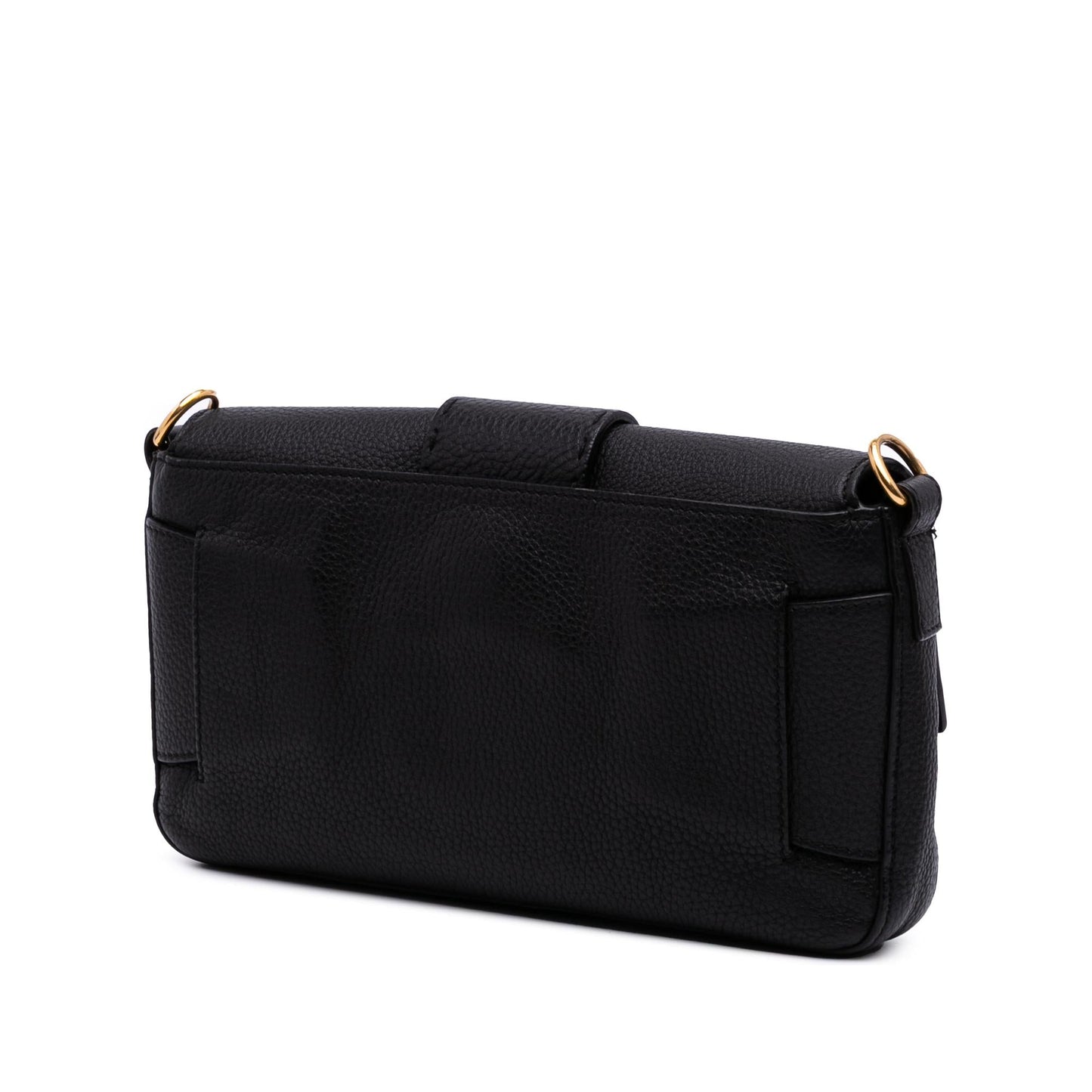 Fendi Leather Selleria Convertible Baguette Satchel
