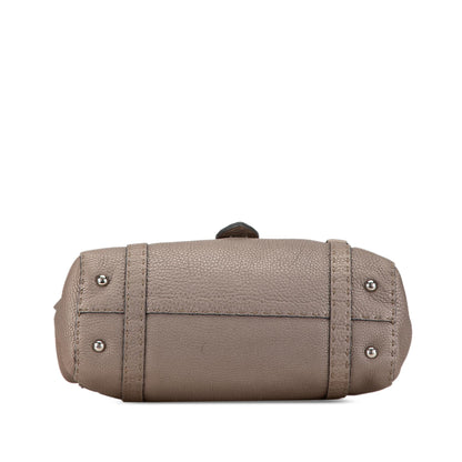 Fendi Leather Selleria Linda Handbag (SHG-kPApcq)