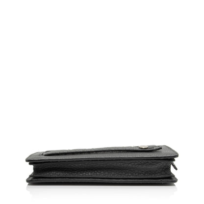 Fendi Leather Selleria Monster Clutch (SHF-hyUZqB)