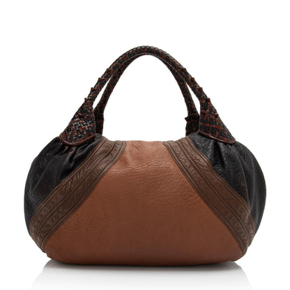 Fendi Leather Spy Satchel (SHF-23172)