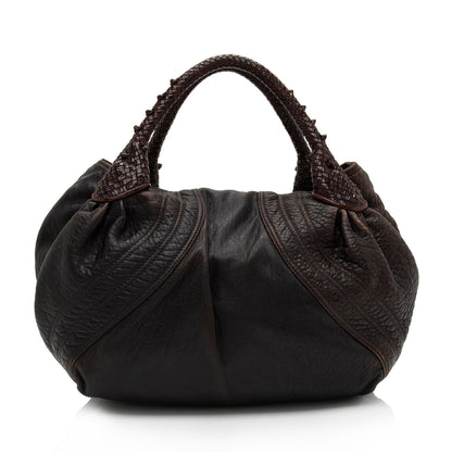 Fendi Leather Spy Satchel (SHF-1314Gg)