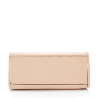 Fendi Leather Sunshine Medium Shopper Tote (SHF-BvSOLv)