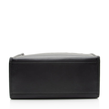 Fendi Leather Sunshine Medium Shopper Tote