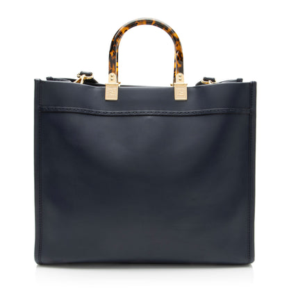 Fendi Sunshine Leather Red Tote Bag Style 4