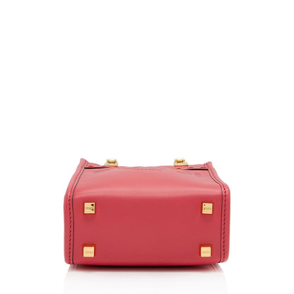 Fendi Leather Sunshine Mini Shopper Tote