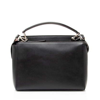 Fendi Leather Waves Dotcom Medium Satchel
