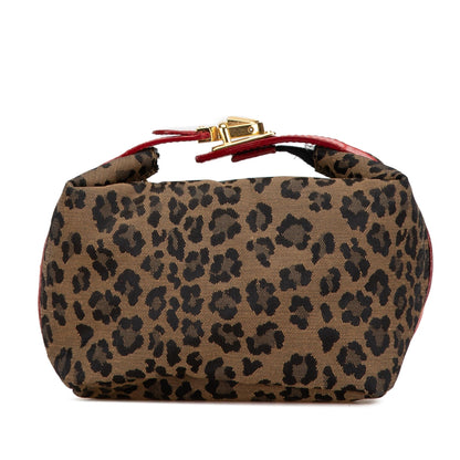 Fendi Leopard Print Canvas Handbag Shg-K1Hjde