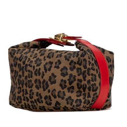 Fendi Leopard Print Canvas Handbag Shg-K1Hjde