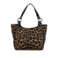 Fendi Leopard Print Canvas Shoulder Bag Shg-Mavci8