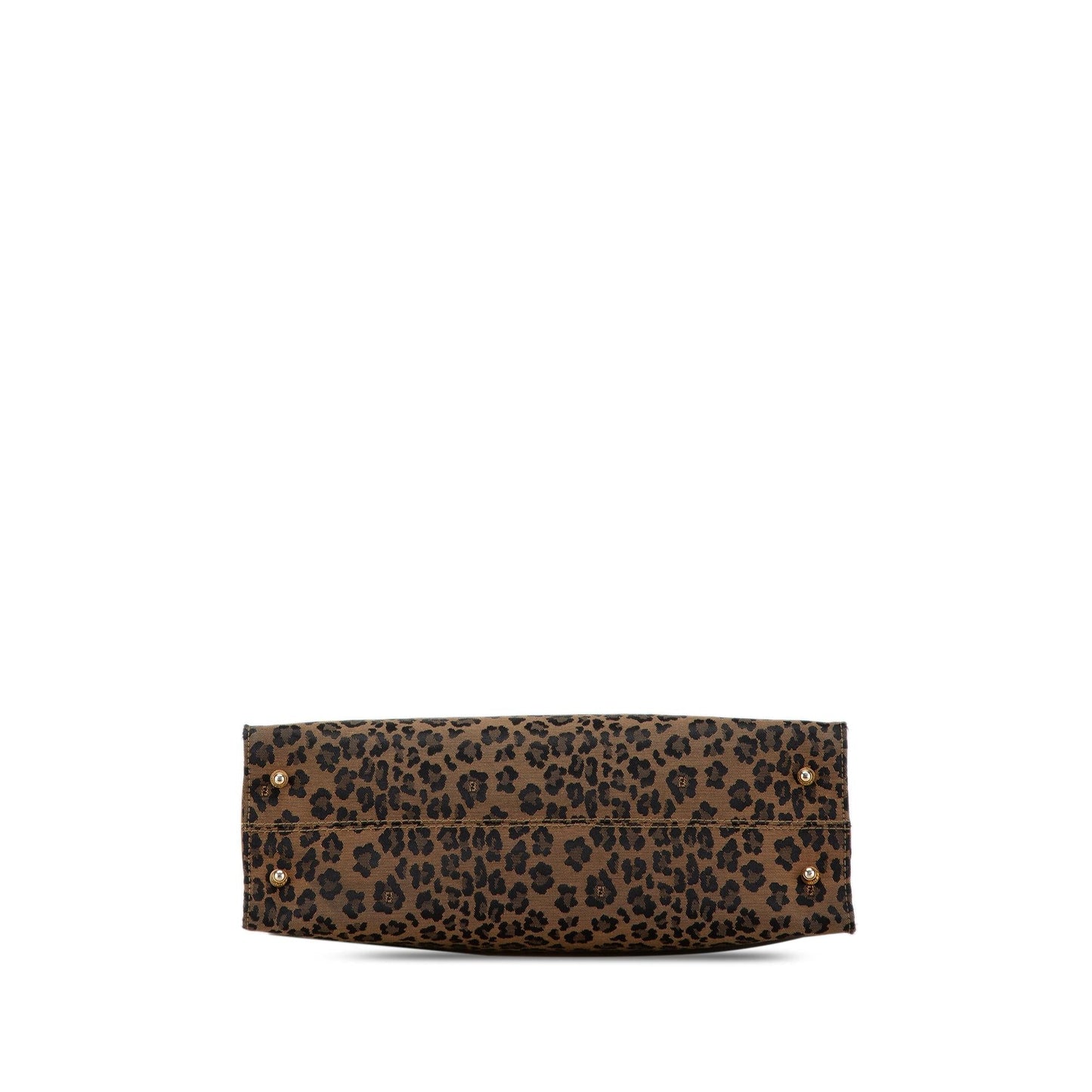 Fendi Leopard Print Canvas Tote Shg-Dcrzfo