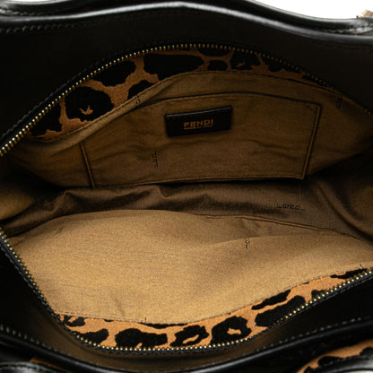 Fendi Calfskin 3Baguette Shoulder Bag