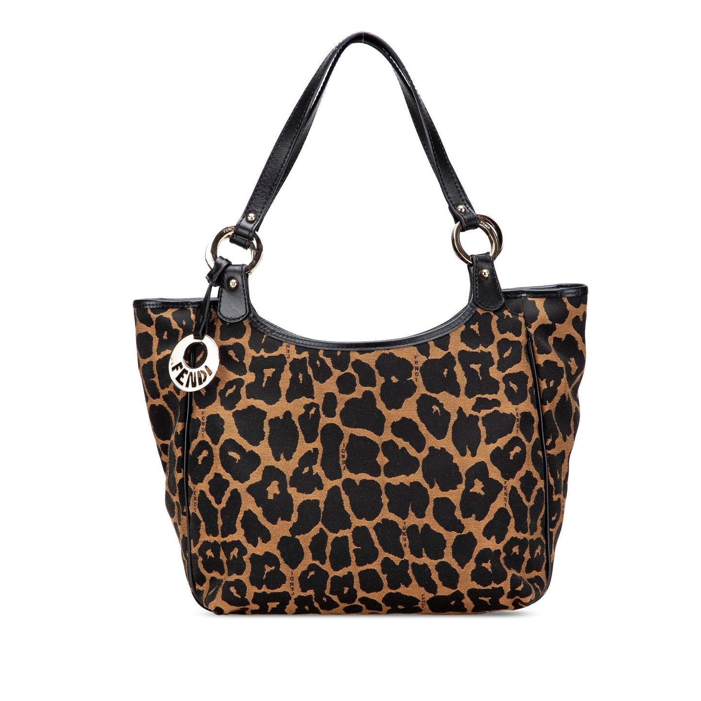 Fendi Luxury Canvas Red Handbag