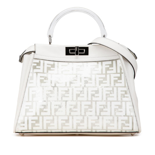 Fendi Peekaboo Leather Red Handbag Style 4
