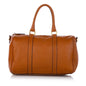 Fendi Linda Leather Boston Bag (SHG-26676)