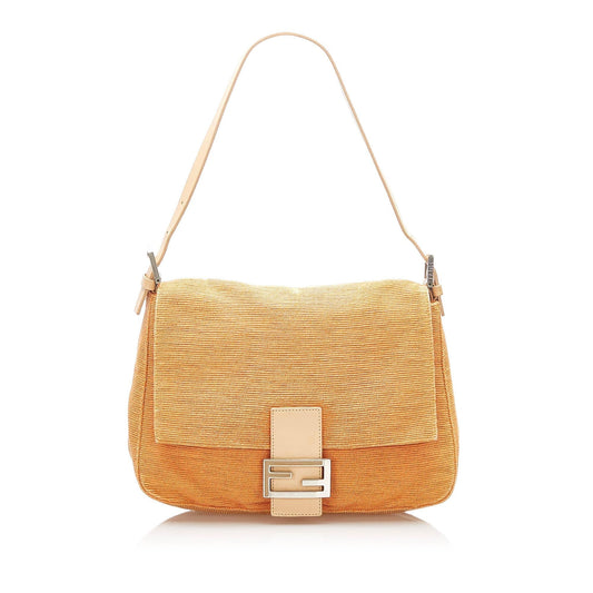 Fendi Mamma Forever Canvas Shoulder Bag (SHG-DlKaOE)
