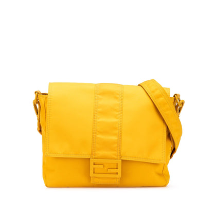 Fendi Baguette Leather Red Crossbody Red