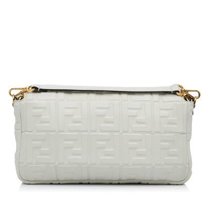 Fendi Medium Embossed FF Baguette (SHG-FQLmEP)
