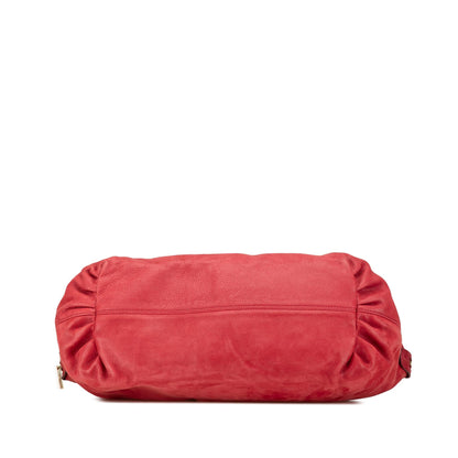 Fendi Tote Leather Red Tote Bag Style 3