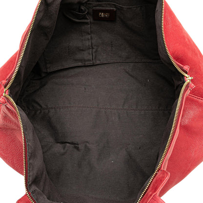 Fendi Tote Leather Red Tote Bag Style 3