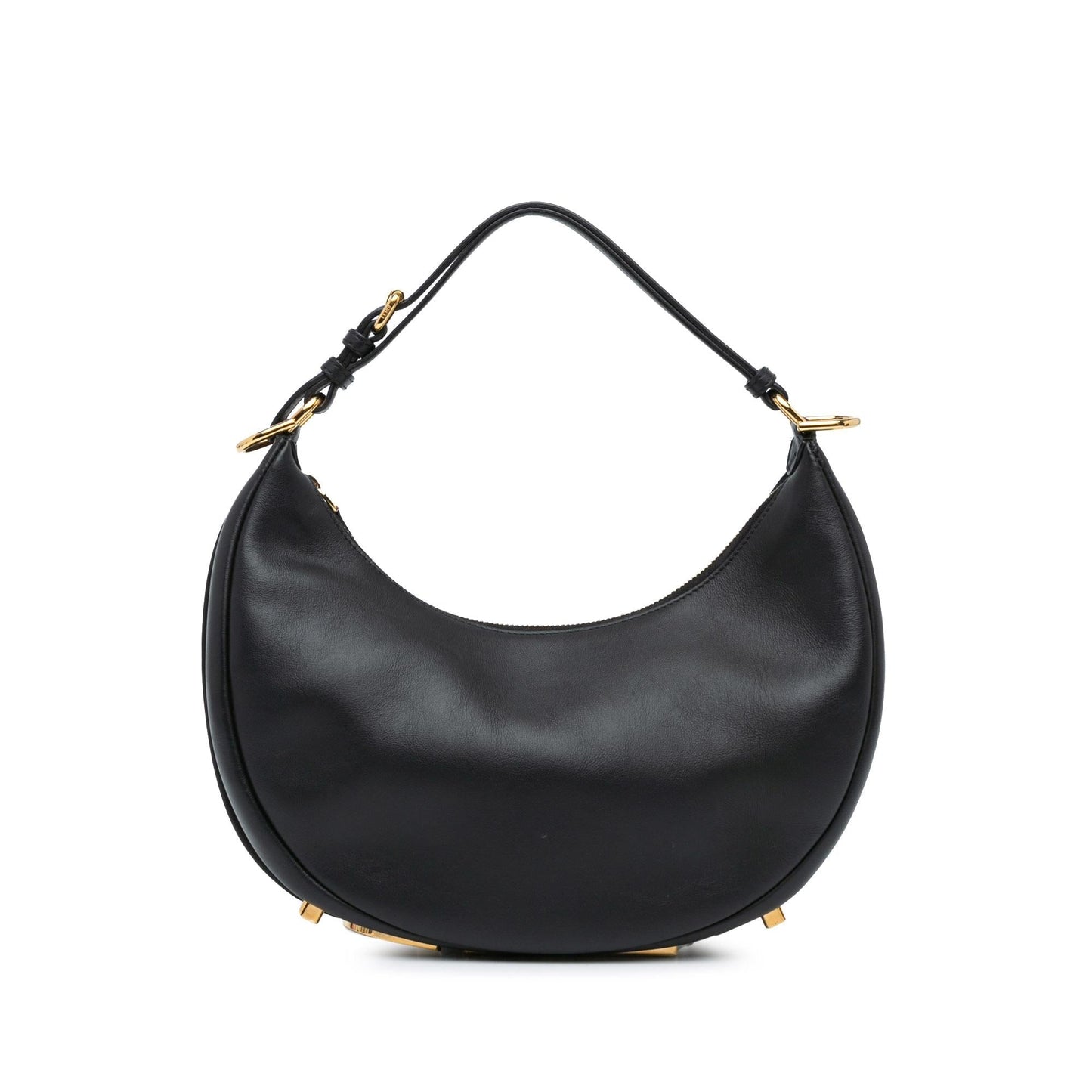Fendi Fendigraphy Leather Red Shoulder Bag