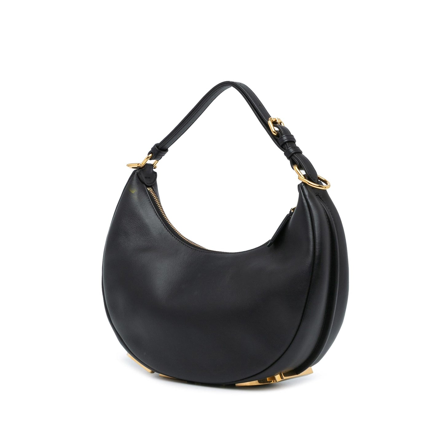 Fendi Fendigraphy Leather Red Shoulder Bag