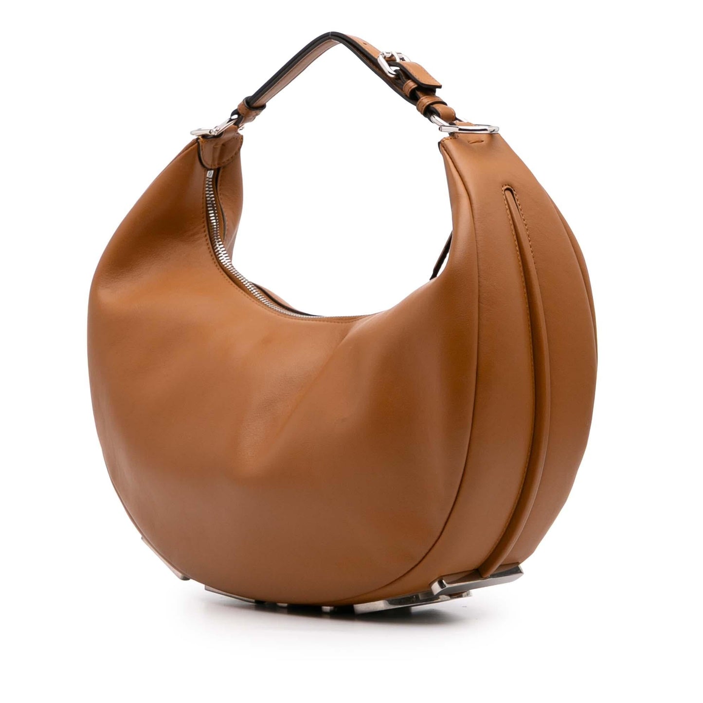 Fendi Pequin Coated Canvas Drawstring Backpack