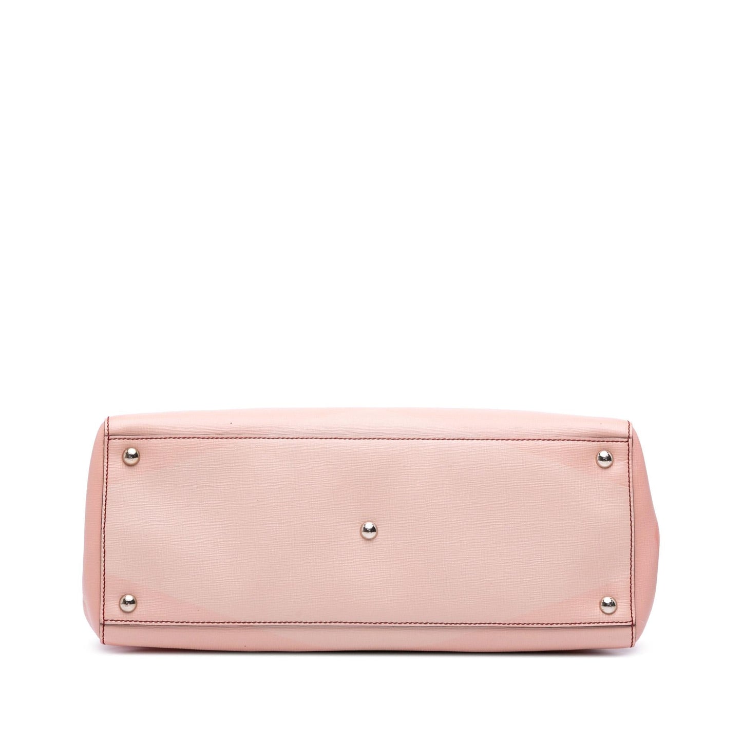 Fendi Tote Zucchino Red Tote Bag Style 42