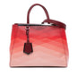 Fendi Medium Leather Geometric Degrade 2Jours Satchel