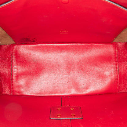 Fendi Tote Leather Red Tote Bag Style 2