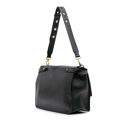 Fendi Tote Leather Red Tote Bag Style 2