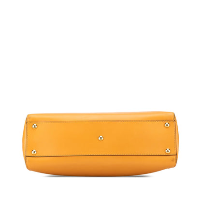 Fendi Peekaboo Leather Red Crossbody