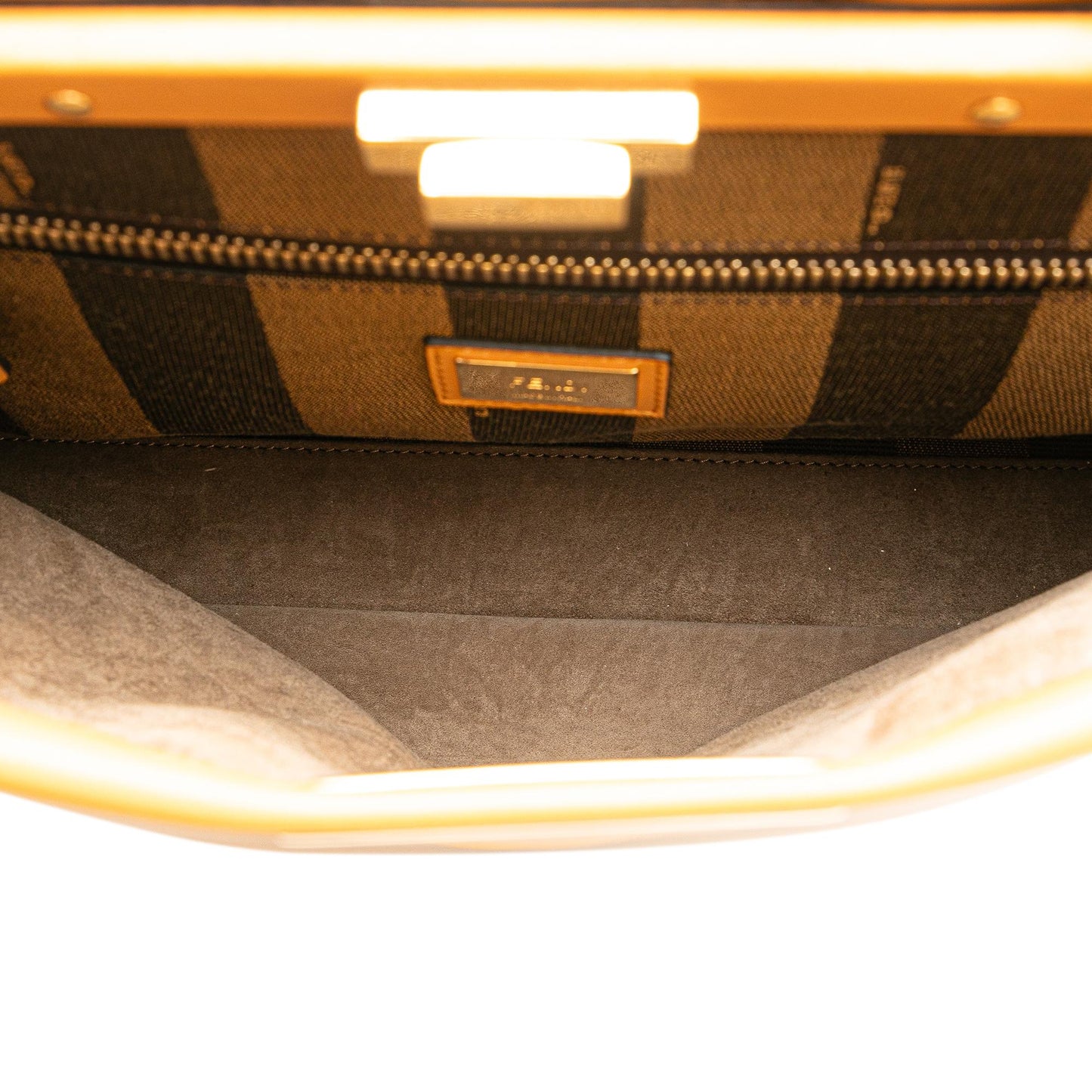 Fendi Peekaboo Leather Red Crossbody